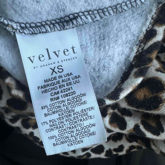 Velvet By Graham & Spencer Anthropologie Leopard Print Dress Women XS Maximalist - Picture 16 of 16
